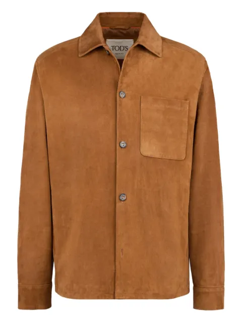 Tod's Pashmy suede shirt jacket