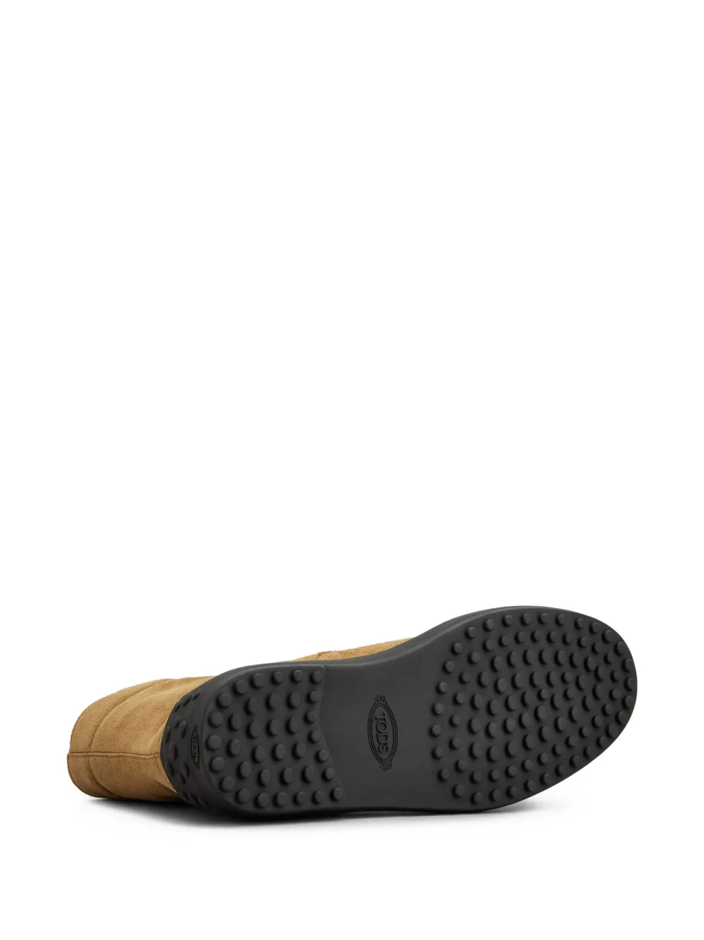 Tod's Suède combat boots Bruin
