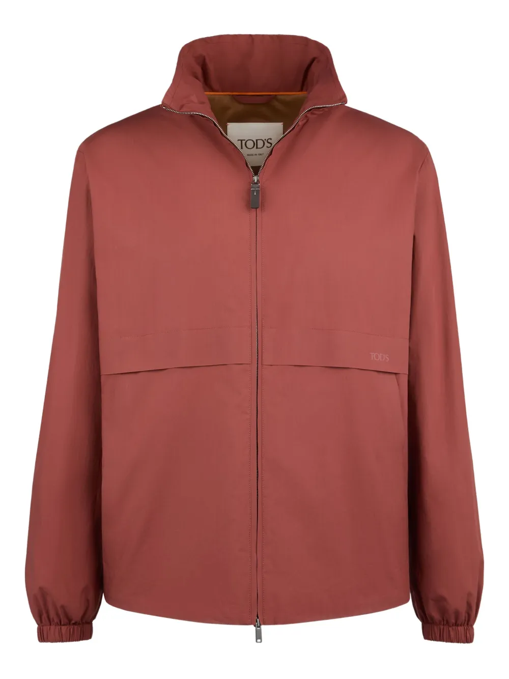Tod's  zip-front cotton jacket | Brown | Image 1