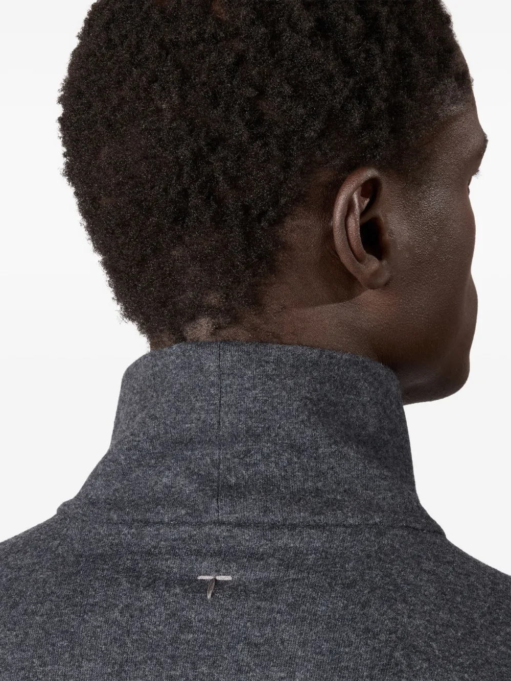 Tod's Turtleneck Pocket Shirt In Gray