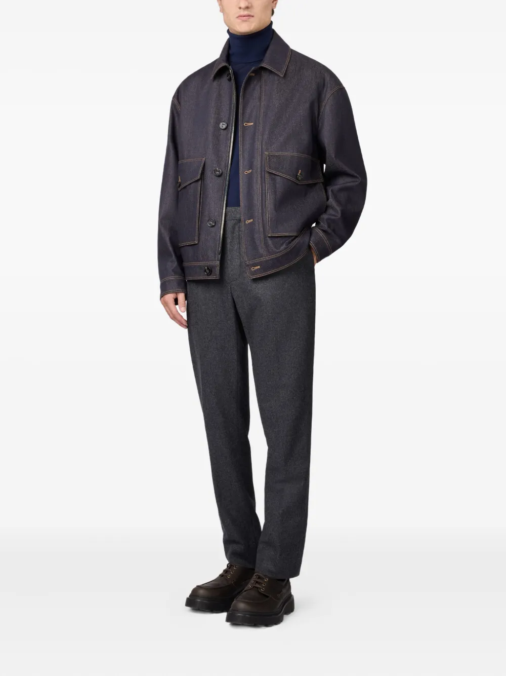 Tod's maxi-pockets denim jacket | Denim Jackets | Image 2