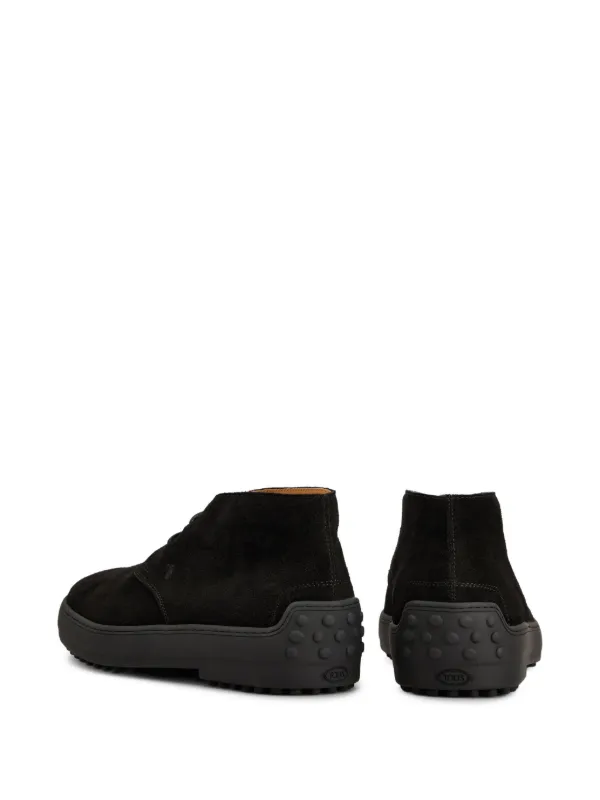 TOD'S スエード デザートブーツ ブラック 25cm Tod's スエード デザートブーツ | ブラック | FARFETCH JP