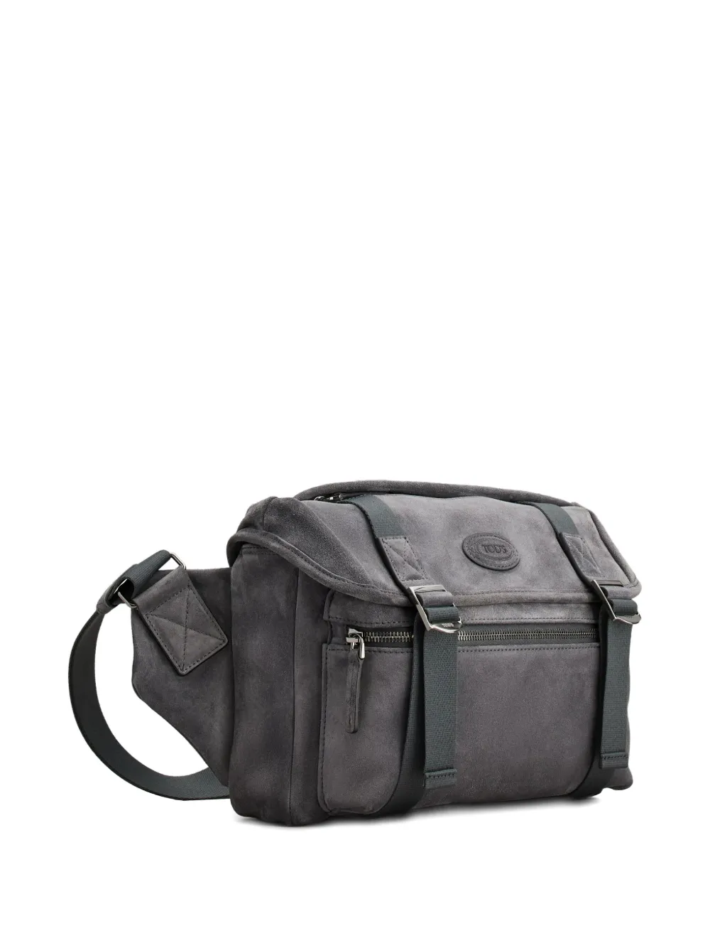Tod's Suède tas met gespband Grijs