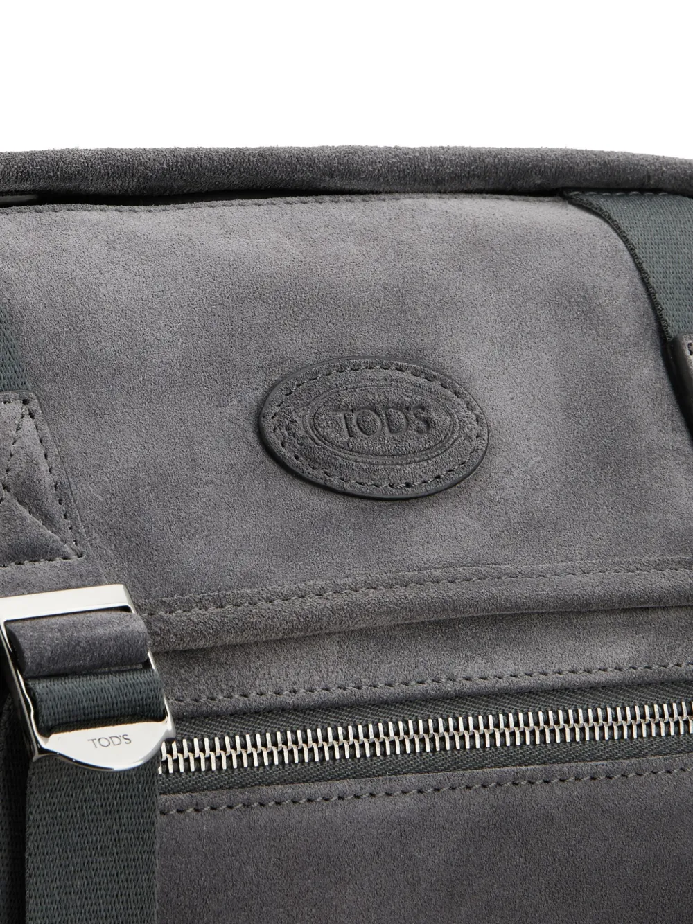 Tod's Suède tas met gespband Grijs