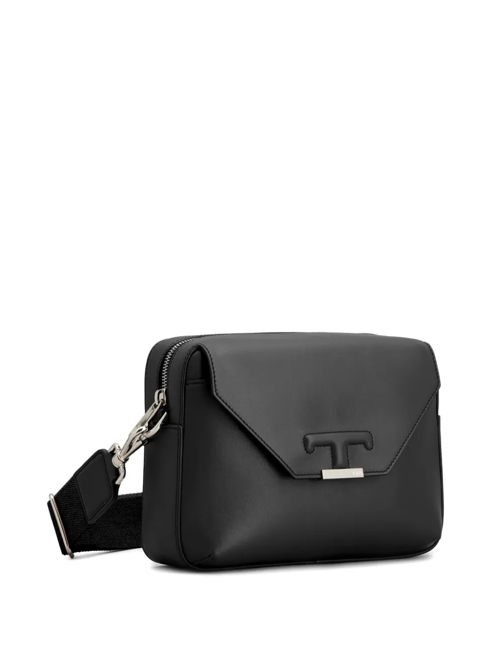 Tod's Schoudertas met T-logo Zwart