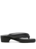 Yohji Yamamoto 40mm Geta sandals - Black