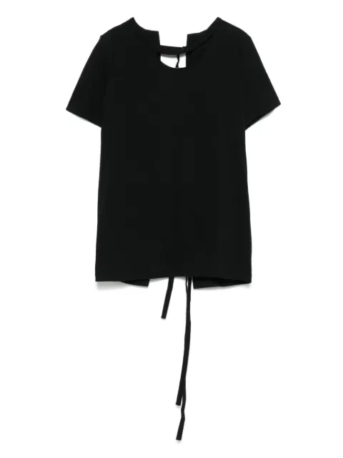 Yohji Yamamoto cut-out T-shirt