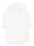 Yohji Yamamoto cut-out shirt - White
