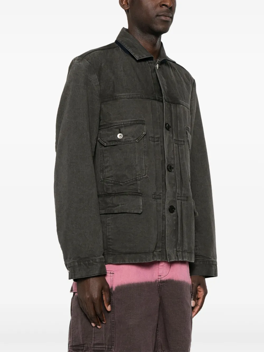 sacai Denim jack Grijs