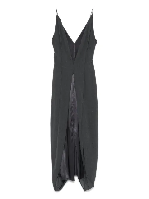 YEHUAFAN layered maxi dress