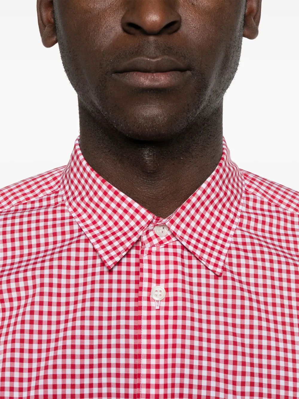 Comme Des Garçons Shirt Katoenen overhemd Rood