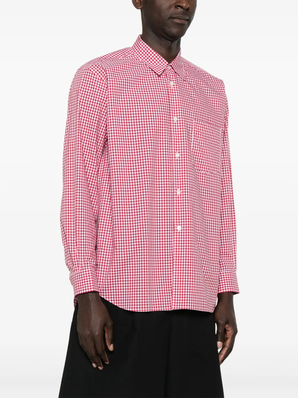 Comme Des Garçons Shirt Katoenen overhemd Rood