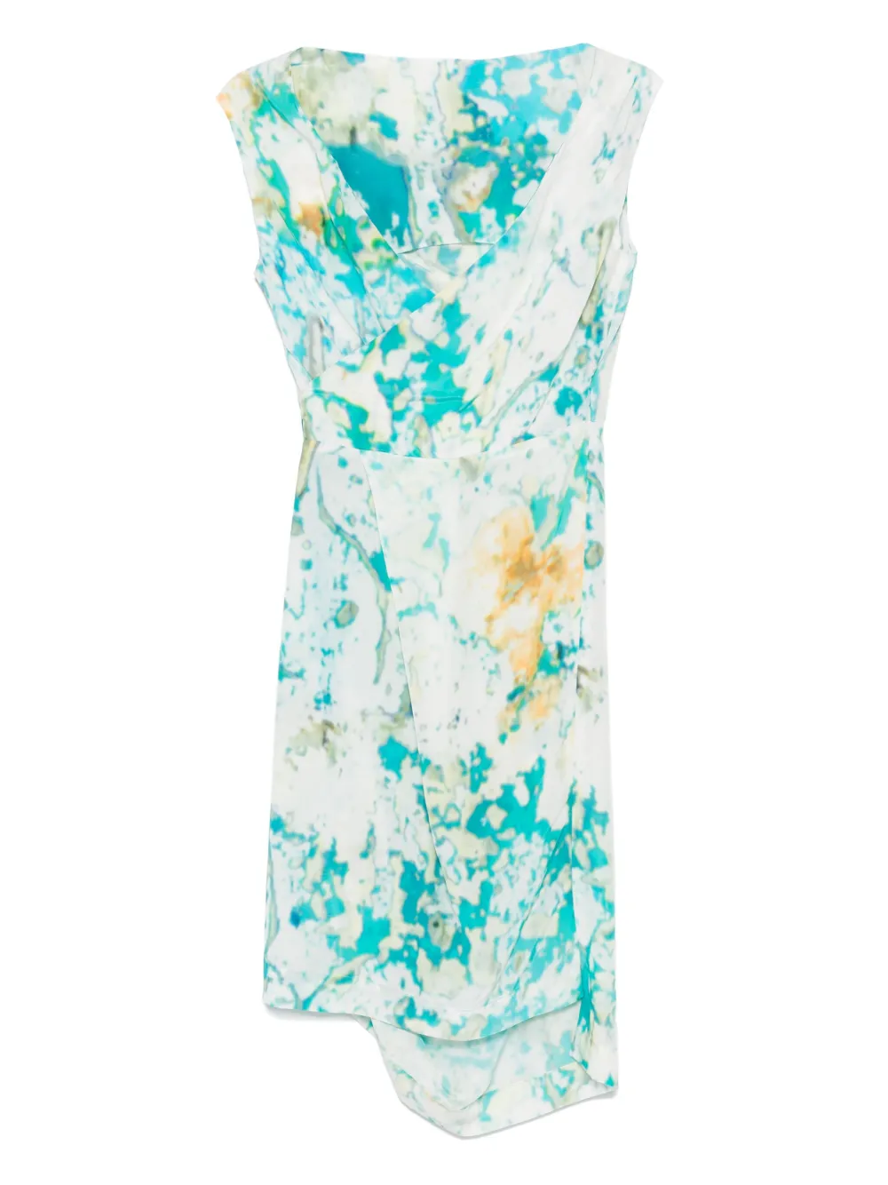 Vivienne Westwood Pre-Owned 2014 jurk met tie-dye print - Blauw