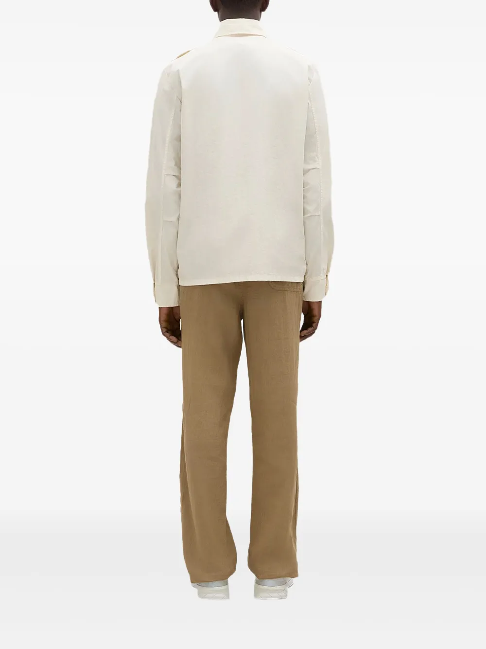 ASPESI patch-pocket shirt Beige