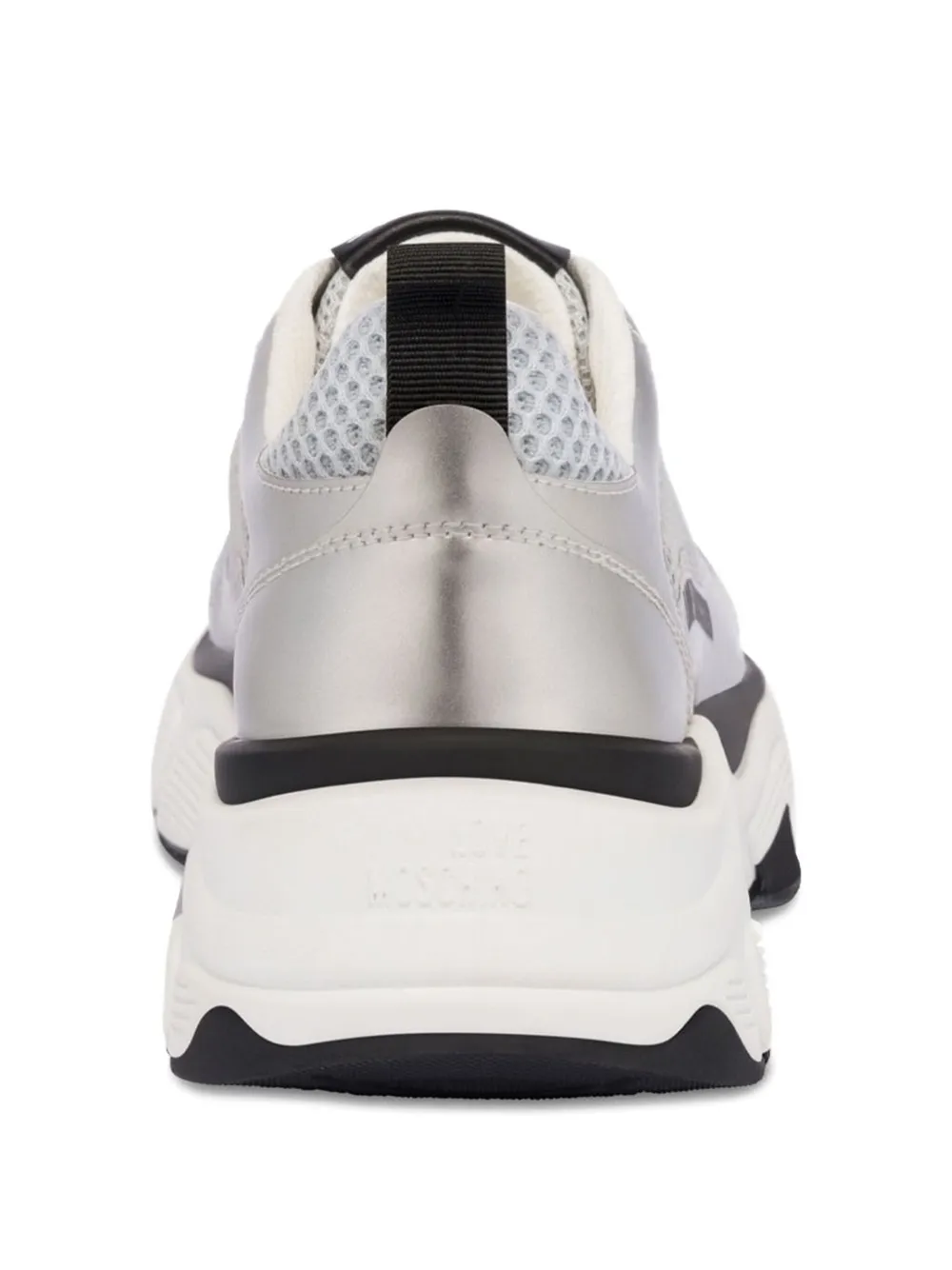 Love Moschino lace-up sneakers Silver