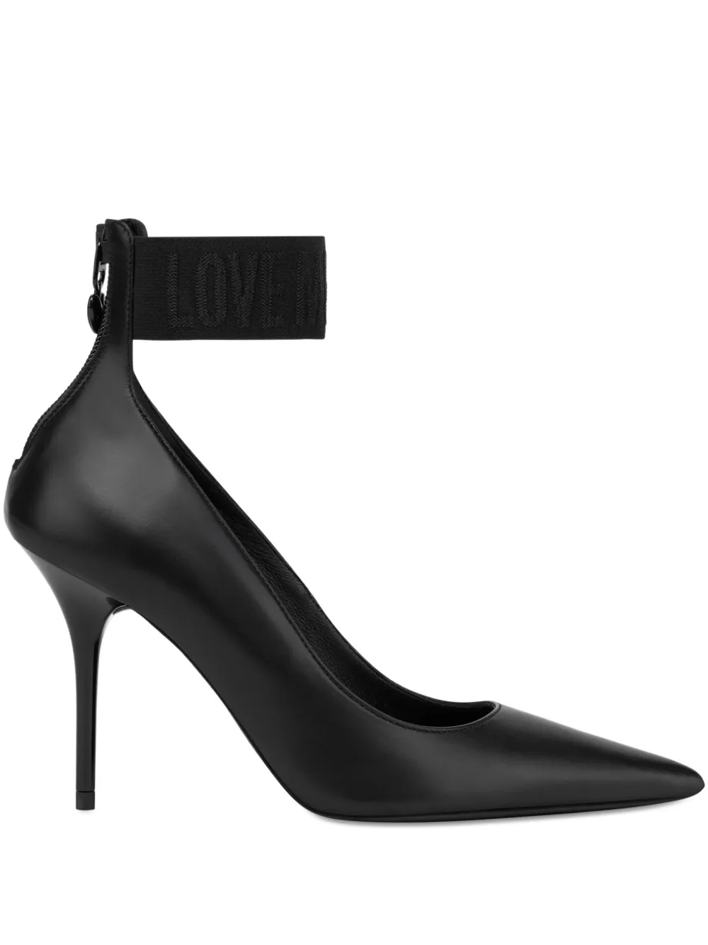 Love Moschino leather pumps Black