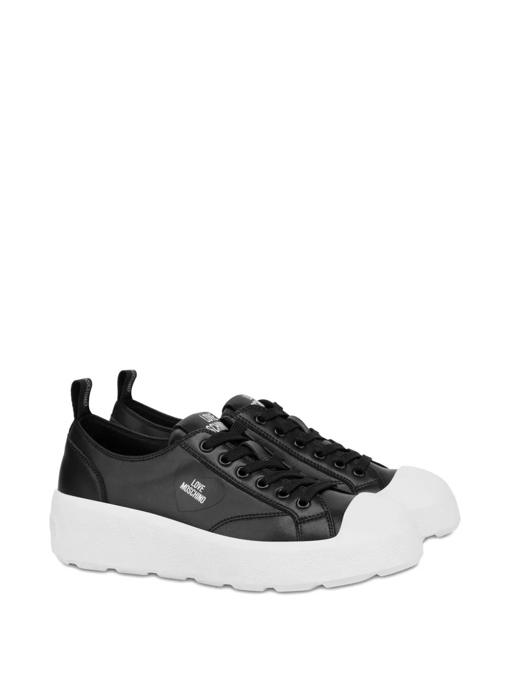 Love Moschino lace-up sneakers Black