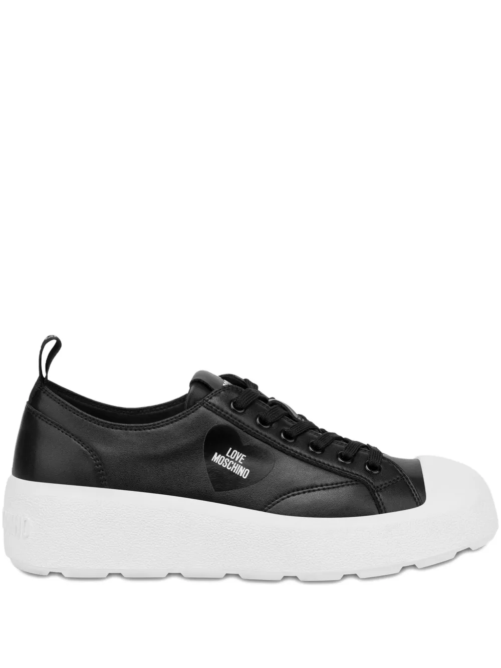 Love Moschino lace-up sneakers Black
