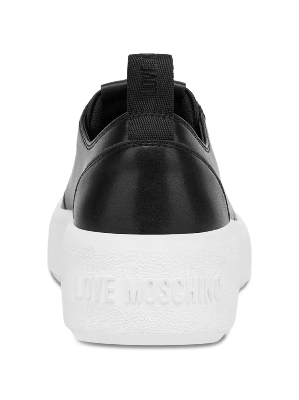 Love Moschino lace-up sneakers Black