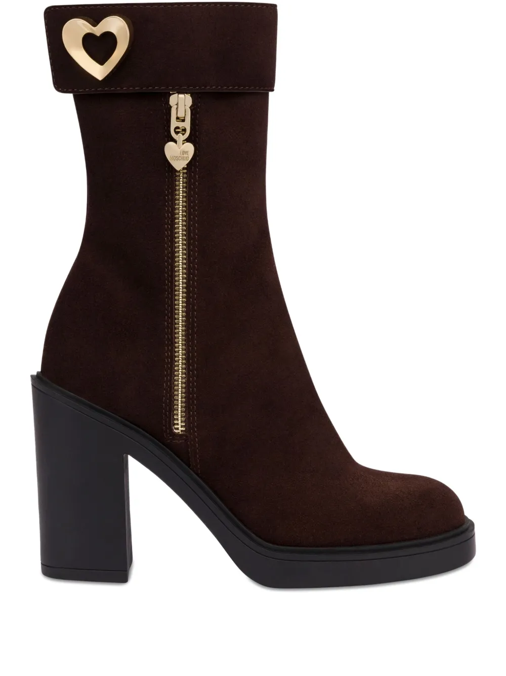 Love Moschino heeled boots Brown