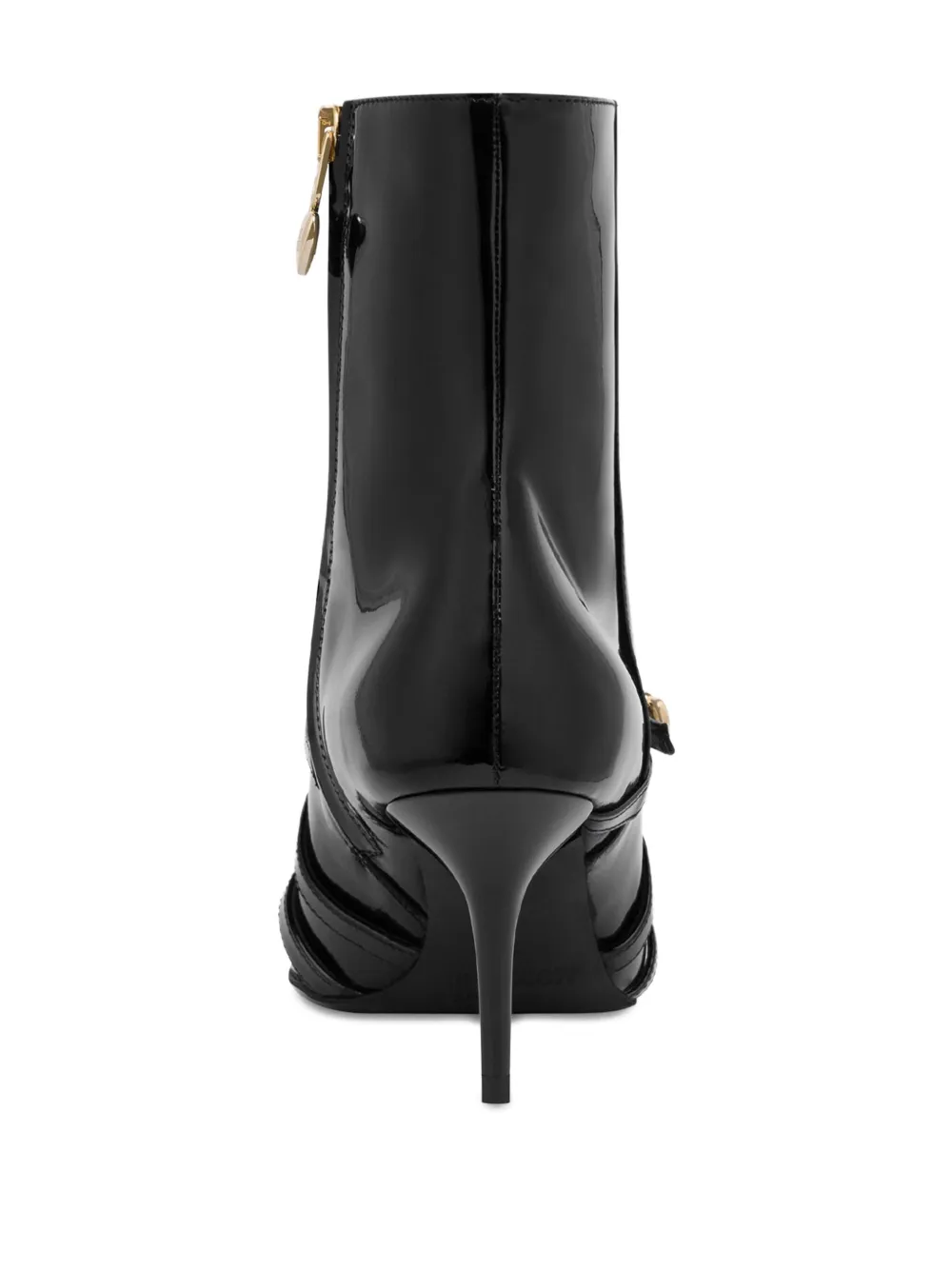 Love Moschino pointed-toe ankle boots Black
