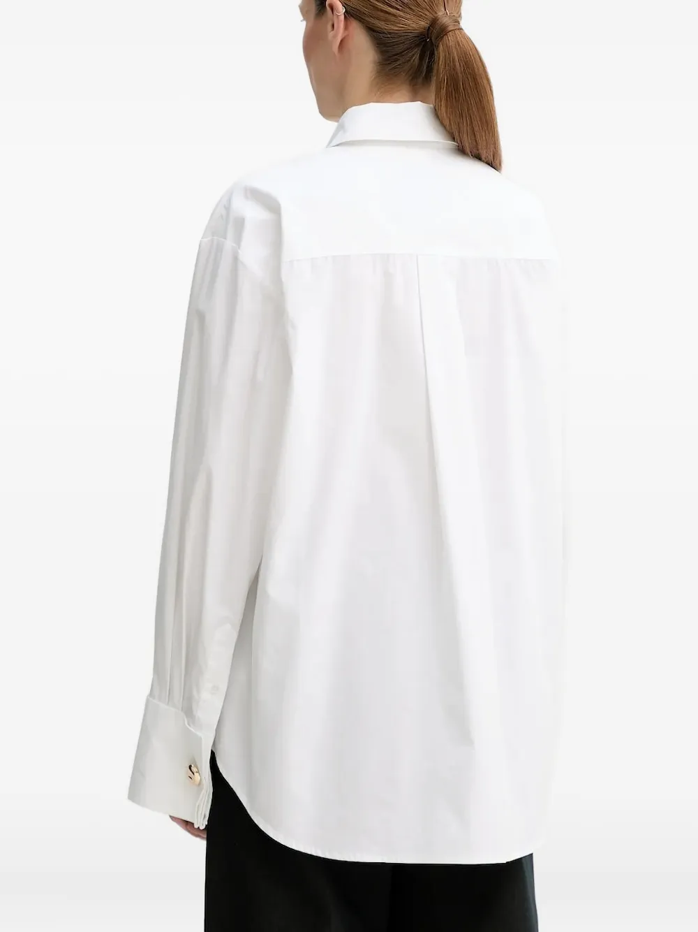 HERSKIND Blouse met manchetdetail - Wit