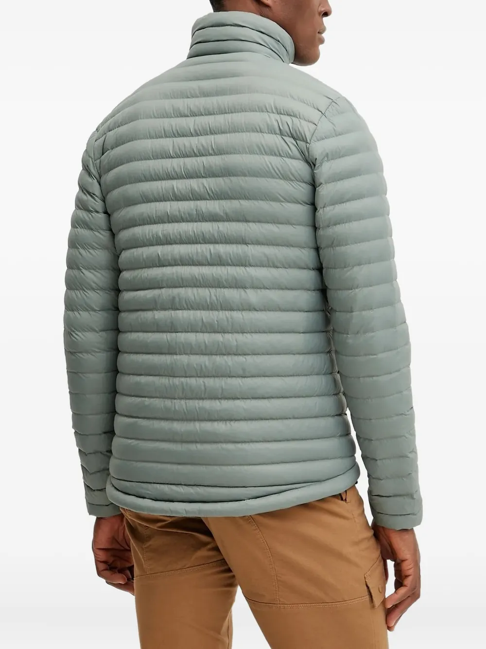Helly Hansen quilted high-neck jacket Groen