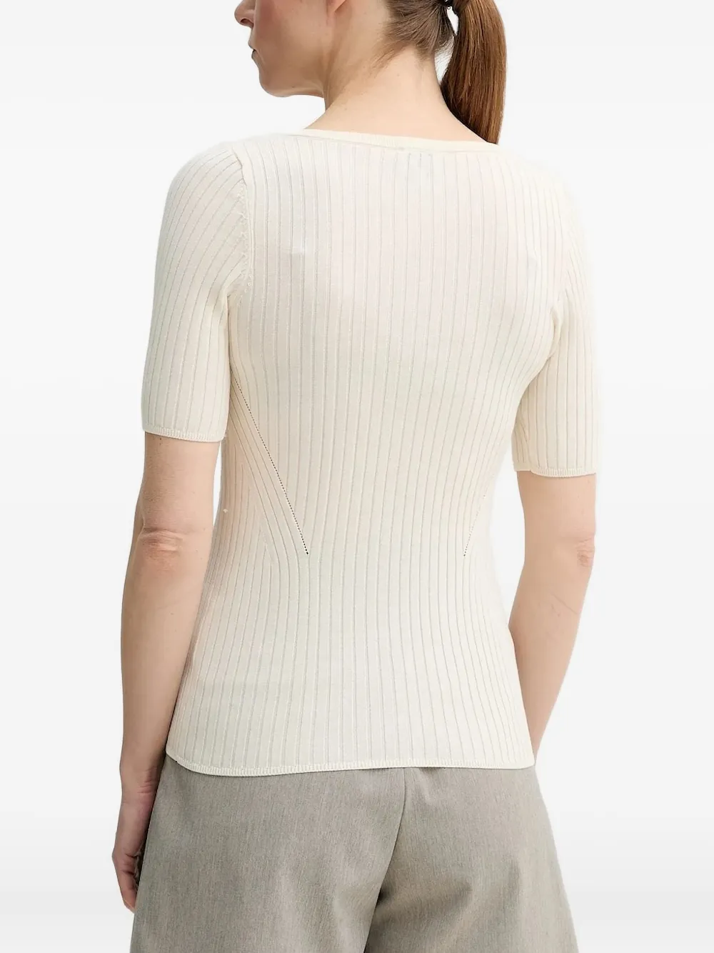 HERSKIND ribbed buttoned top | T-Shirts & Jersey Shirts | Image 2