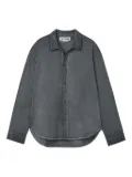 Sunnei washed-effect button-up shirt - Grey