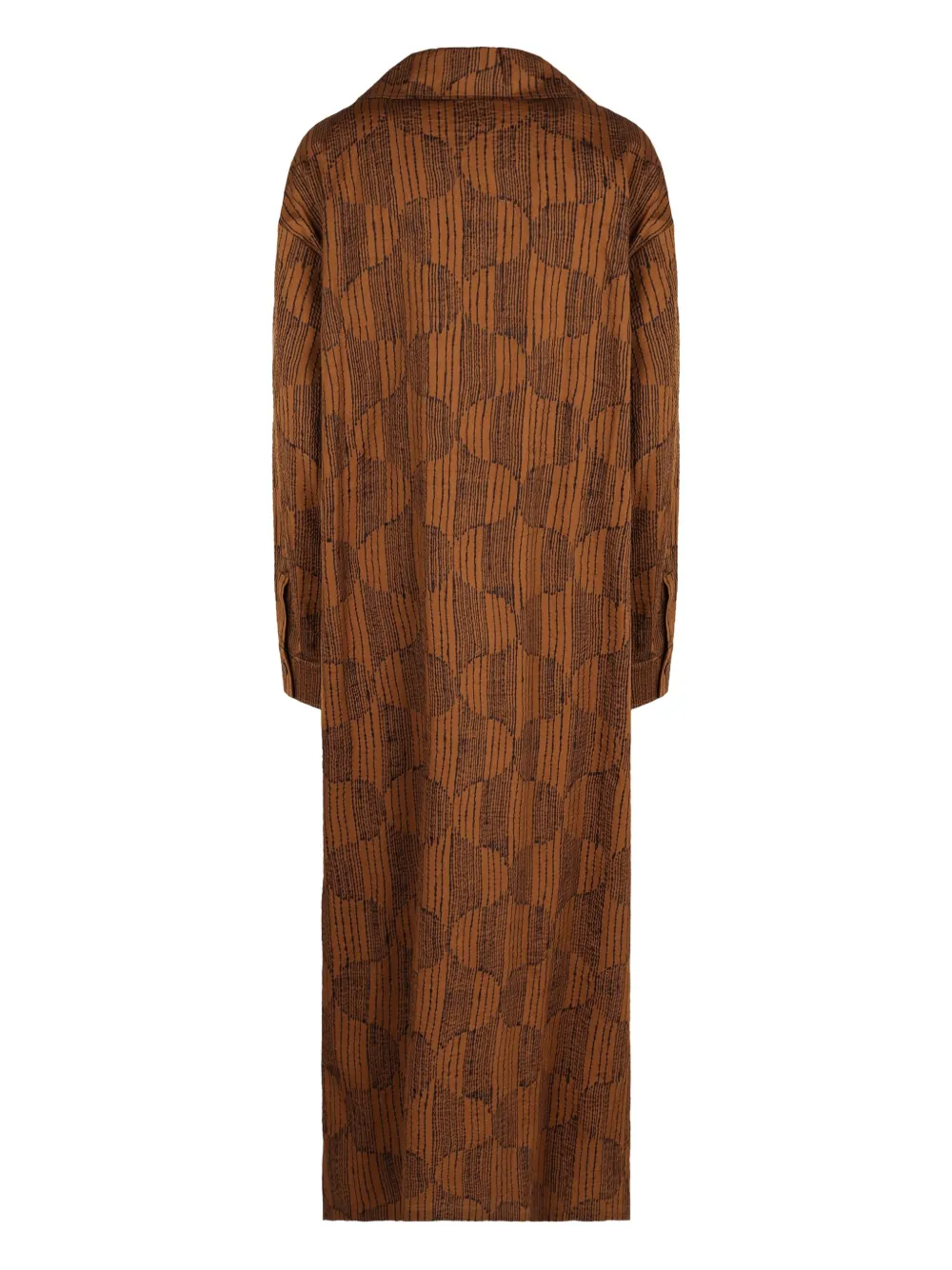Max Mara Edwige katoenen jurk - Bruin