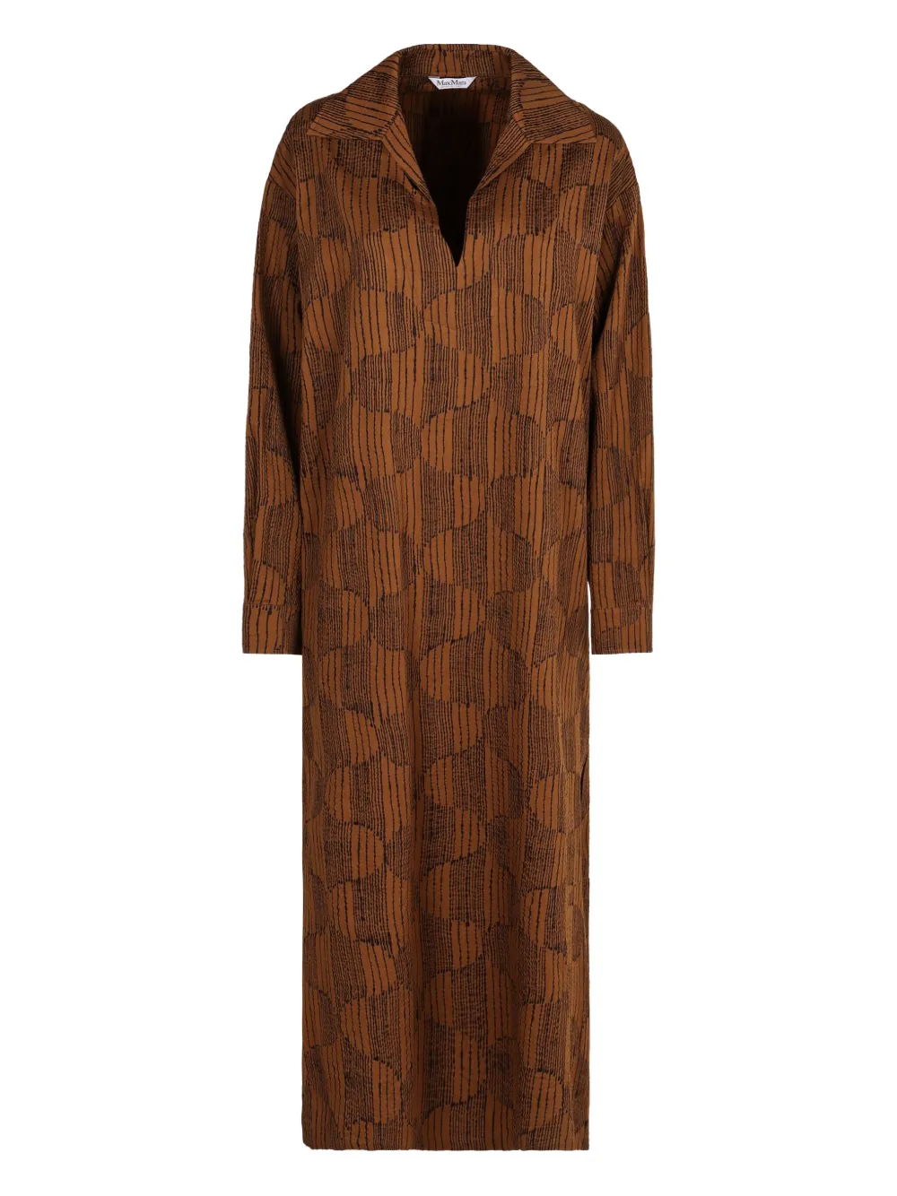 Max Mara Edwige ドレス - ブラウン Max Mara Edwige ドレス - ブラウン