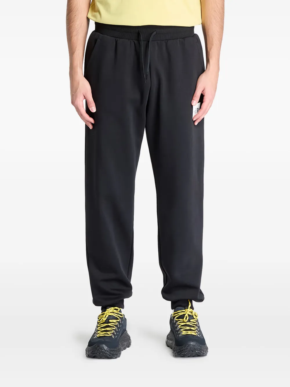 The North Face logo tapered joggers | Black | Image 1