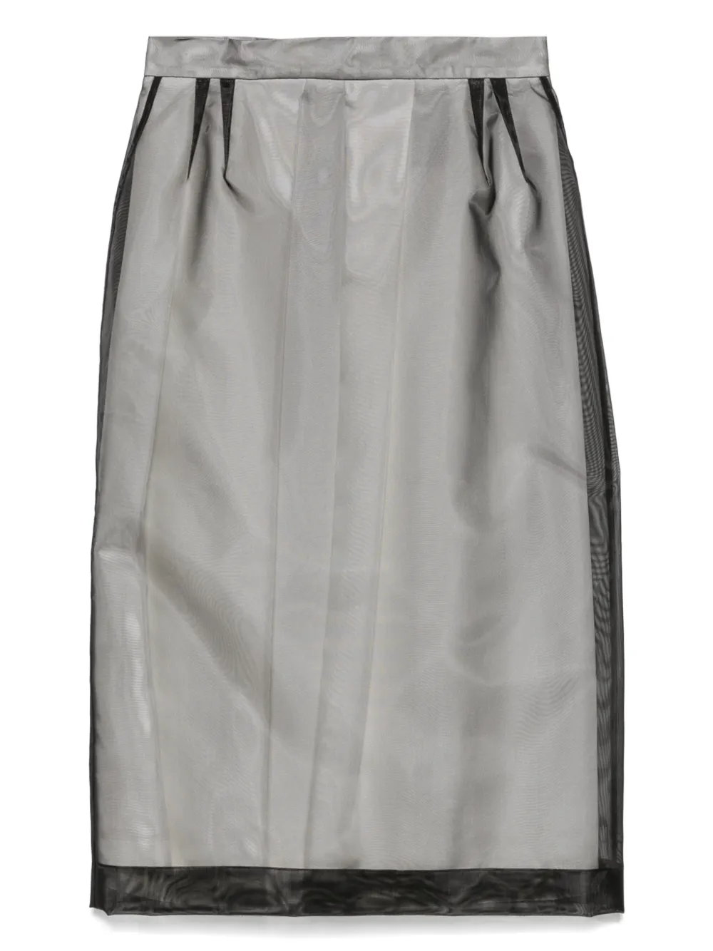 ALAINPAUL falda midi de seda | negro | Image 1