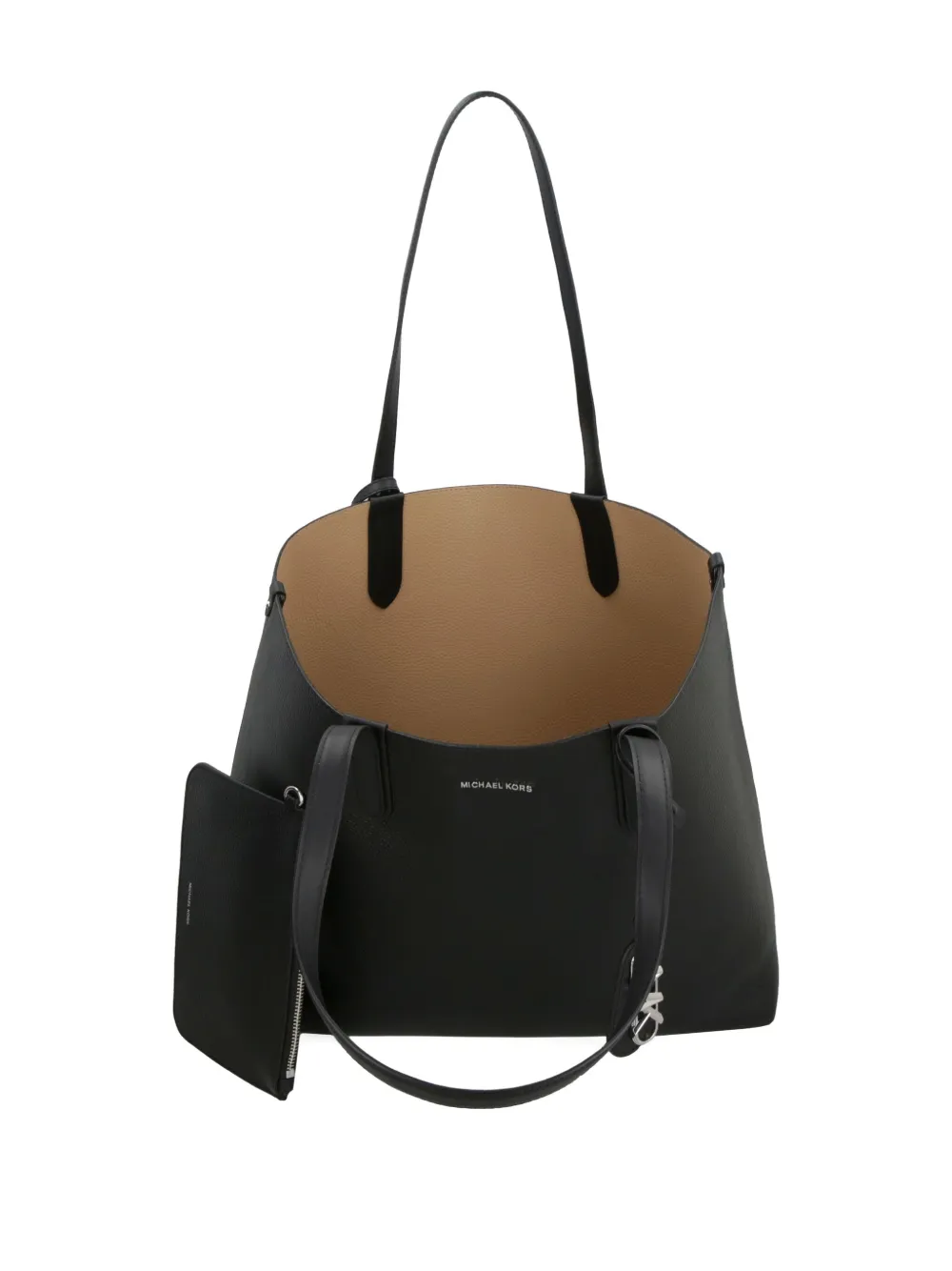 Michael Kors Eliza leren shopper Zwart