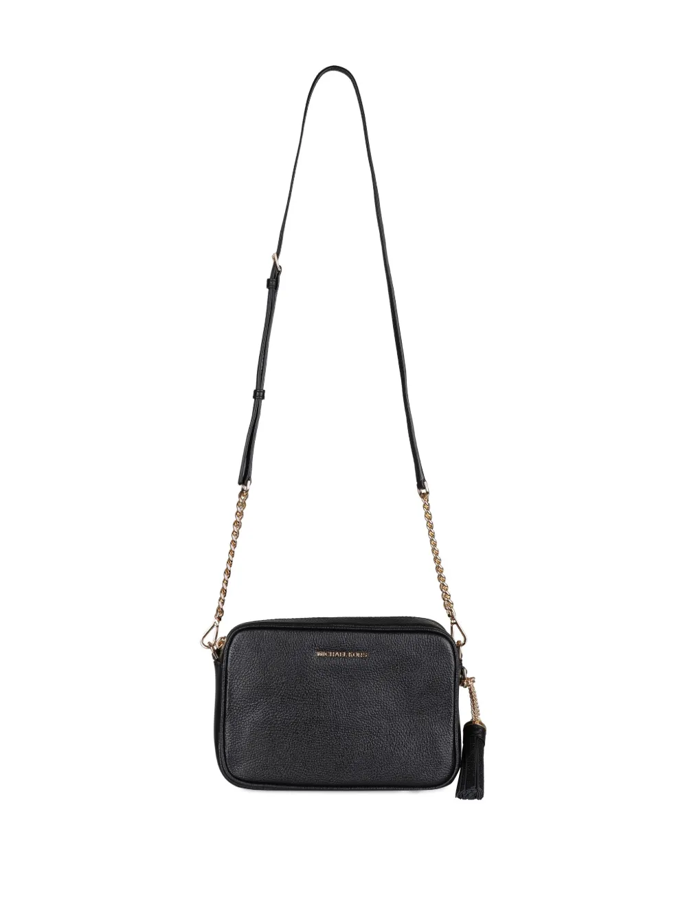 Michael Michael Kors Ginny Cross Body Bag In Black