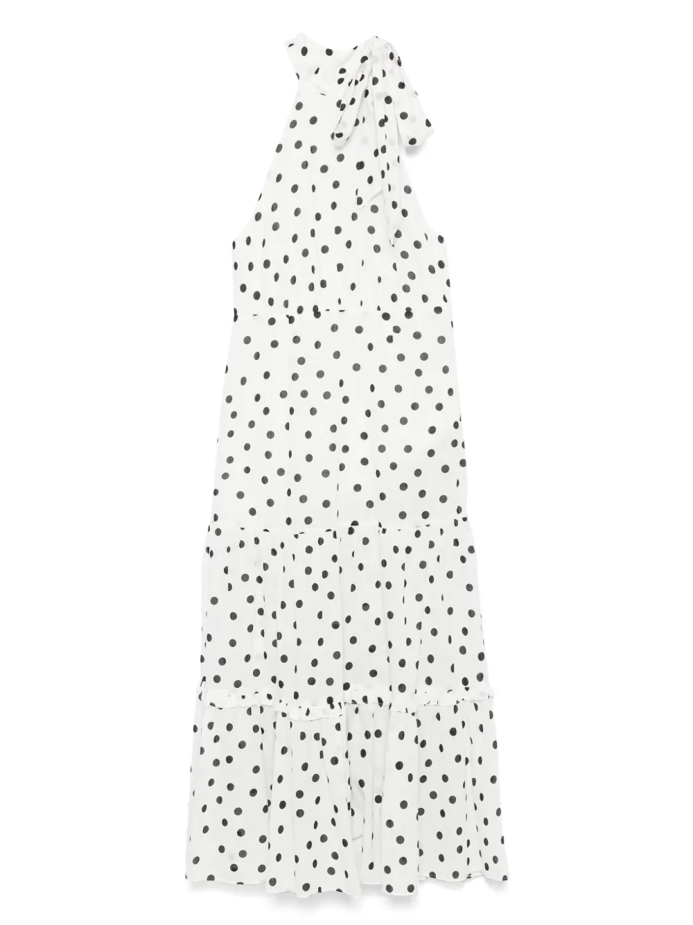 Rixo Eleanor jurk Wit