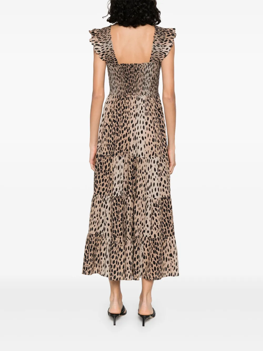 Rixo Kendall jurk Bruin