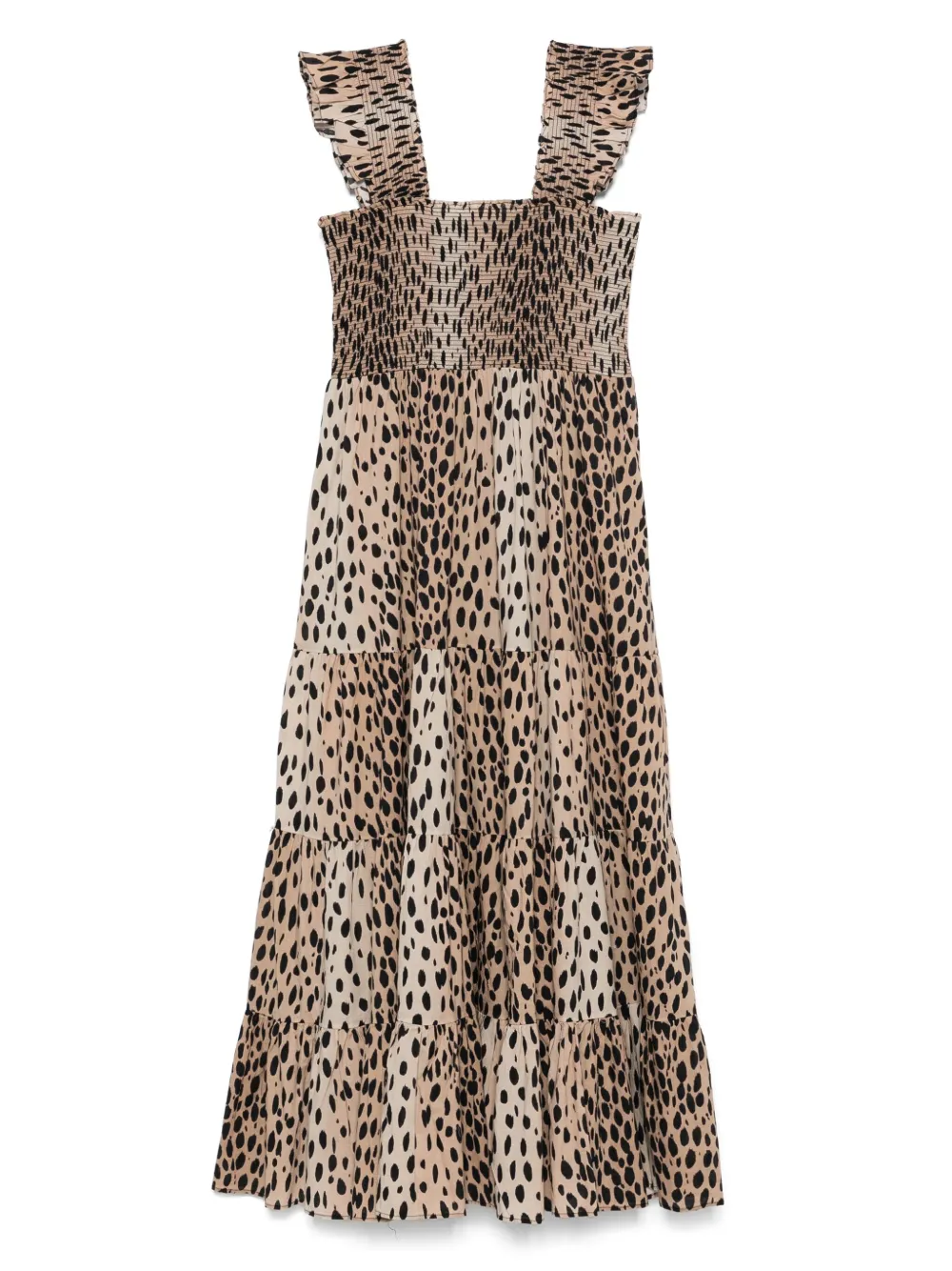 Rixo Kendall jurk Bruin