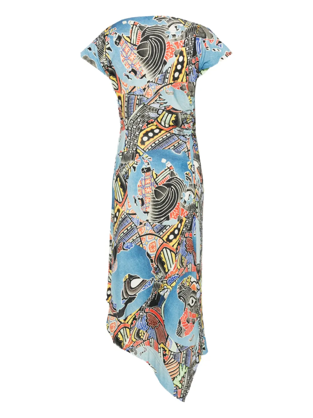 Vivienne Westwood Pre-Owned 2022 Ginnie midi-jurk - Blauw