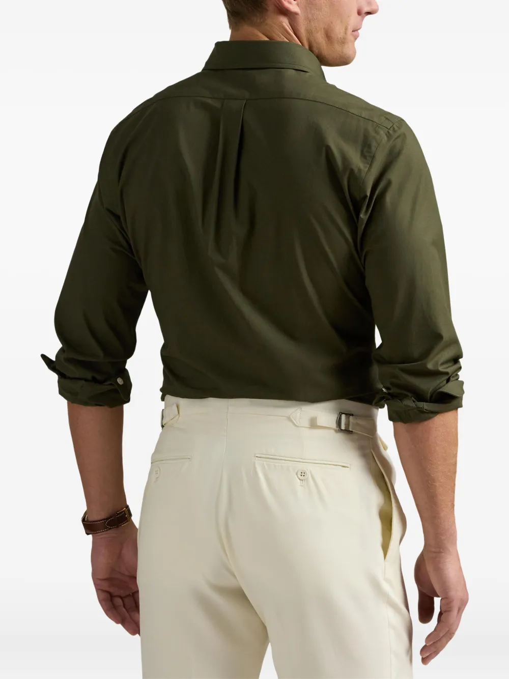 Polo Ralph Lauren Popeline overhemd Groen