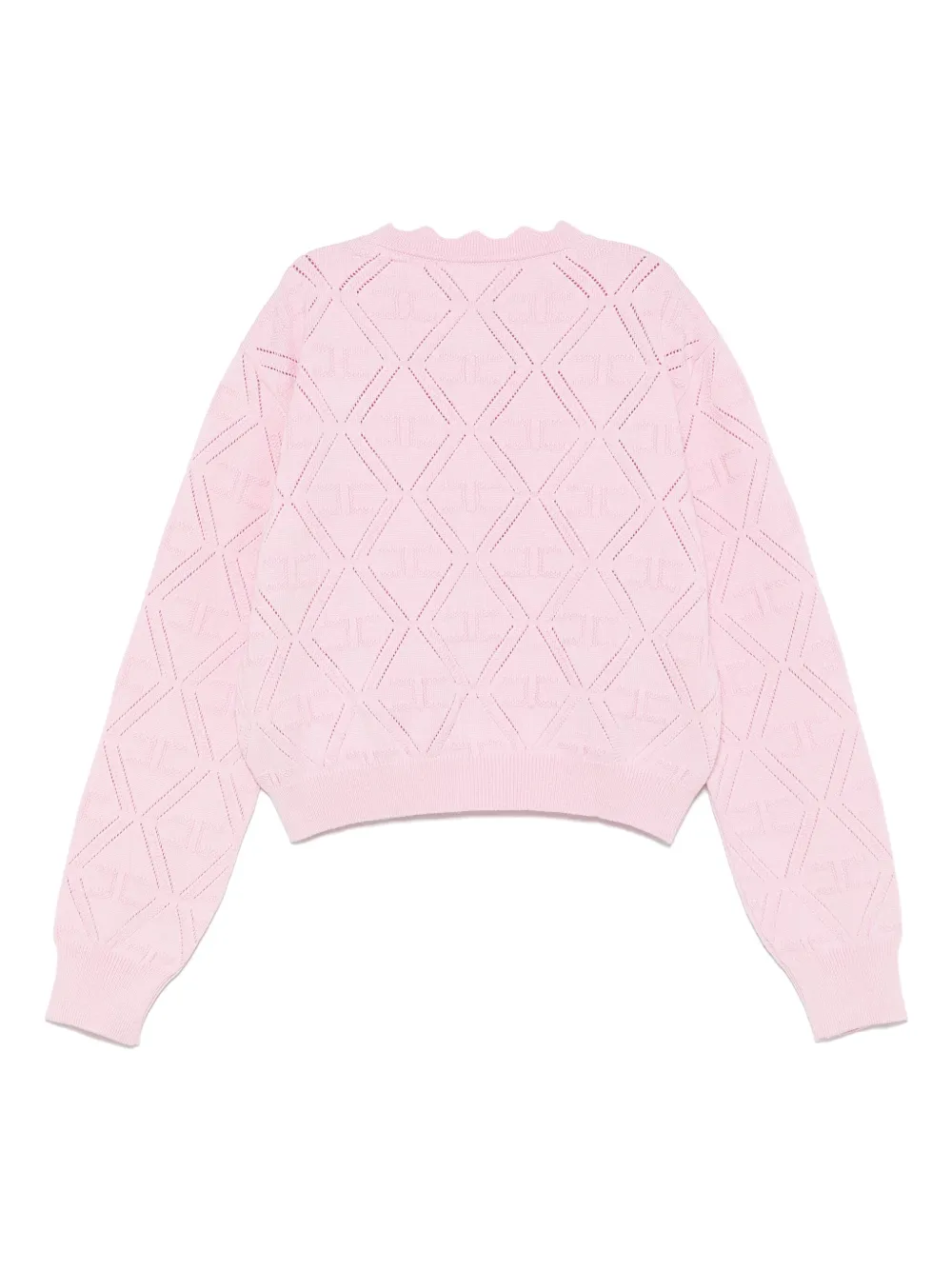 Shop Elisabetta Franchi La Mia Bambina Embroidered Cardigan
