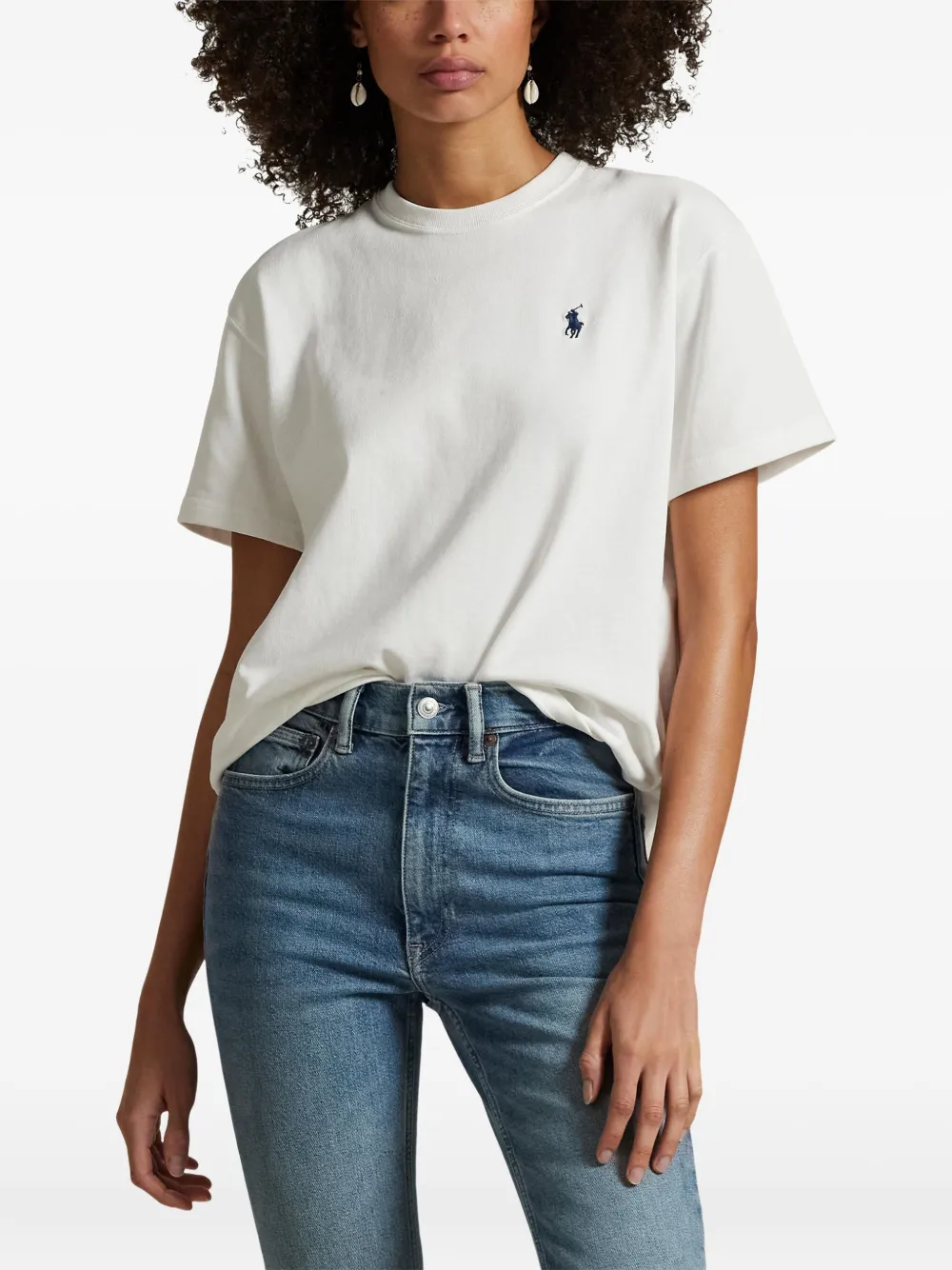 Polo Ralph Lauren T-shirt met logo Wit