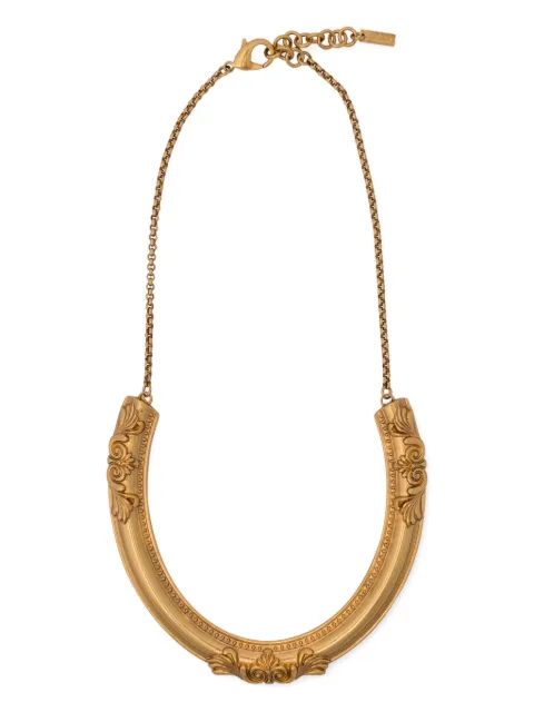 Moschino baroque-motif necklace