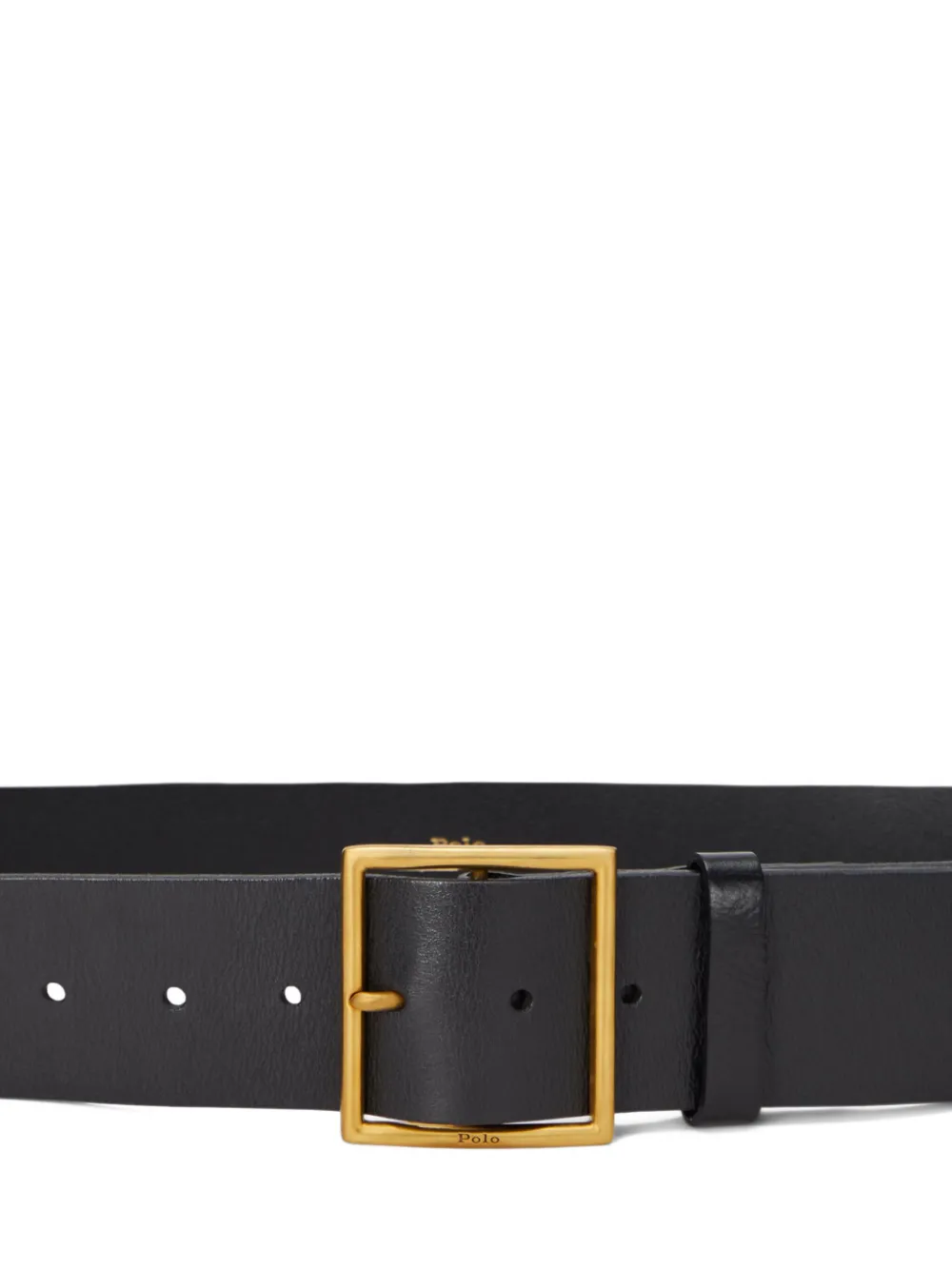 Polo Ralph Lauren Leren riem Zwart