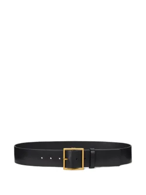 Ralph Lauren Collection double-prong Calfskin Belt | Blue  display picture 1