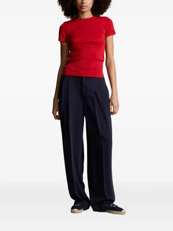 Polo Ralph Lauren スリムフィット Tシャツ | レッド | FARFETCH JP