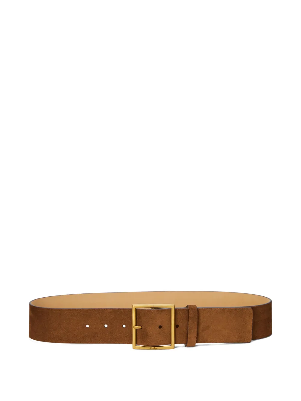 Polo Ralph Lauren Suède riem Bruin