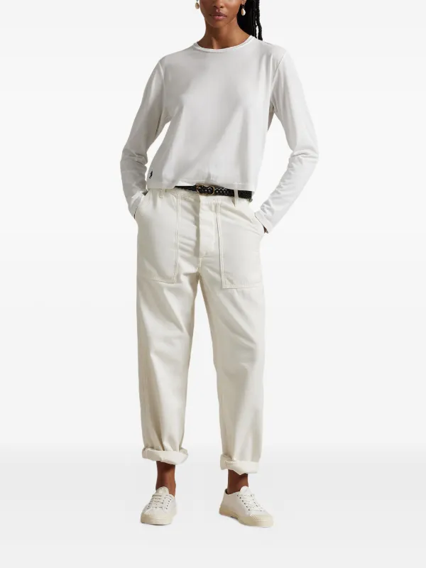 POLO ラルフローレンホワイト カーゴパンツ 2ポケット Polo Ralph Lauren ユーティリティ カーゴパンツ | ホワイト | FARFETCH JP