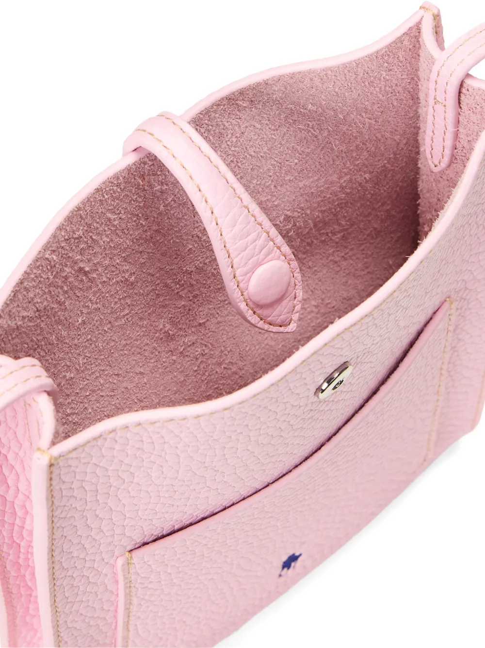 Polo Ralph Lauren Leren crossbodytas met textuur Roze