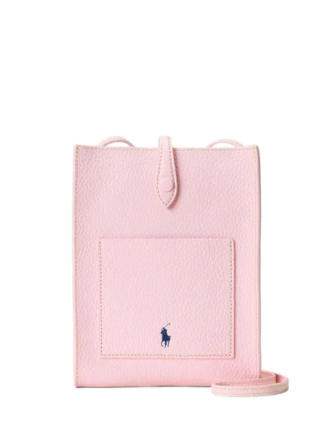 Polo Ralph Lauren شنطة كروس جلد بملمس مميز